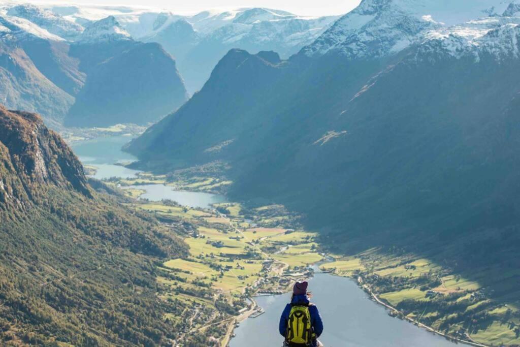 Hytte I Stryn Med Elbil Lader Luaran gambar